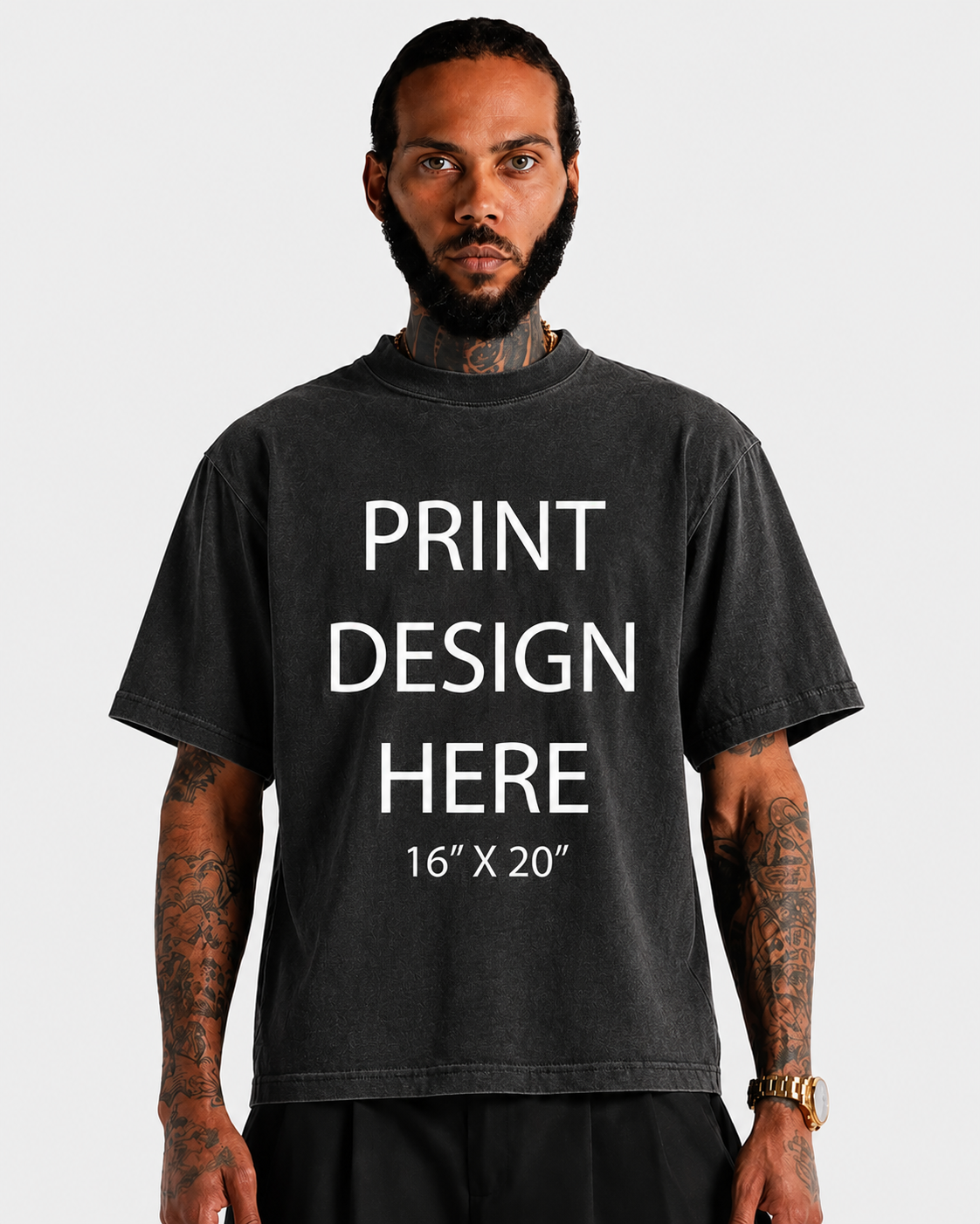 SHAKA WEAR MAX HEAVYWEIGHT CROPPED TEE (CUSTOMIZE)